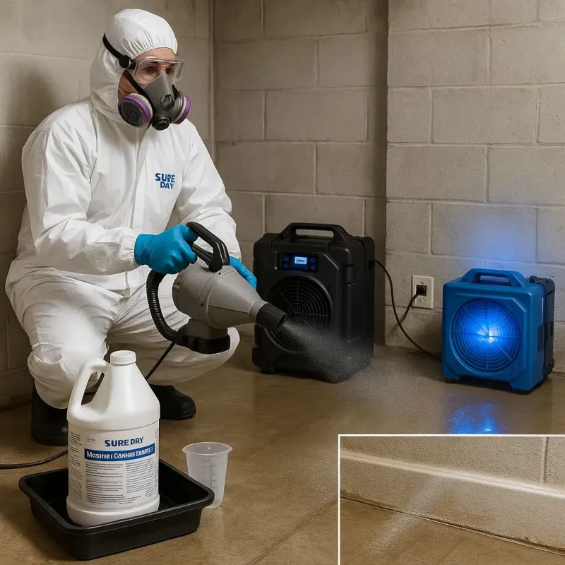 Sanitization and Odor Removal process in Troy, KS